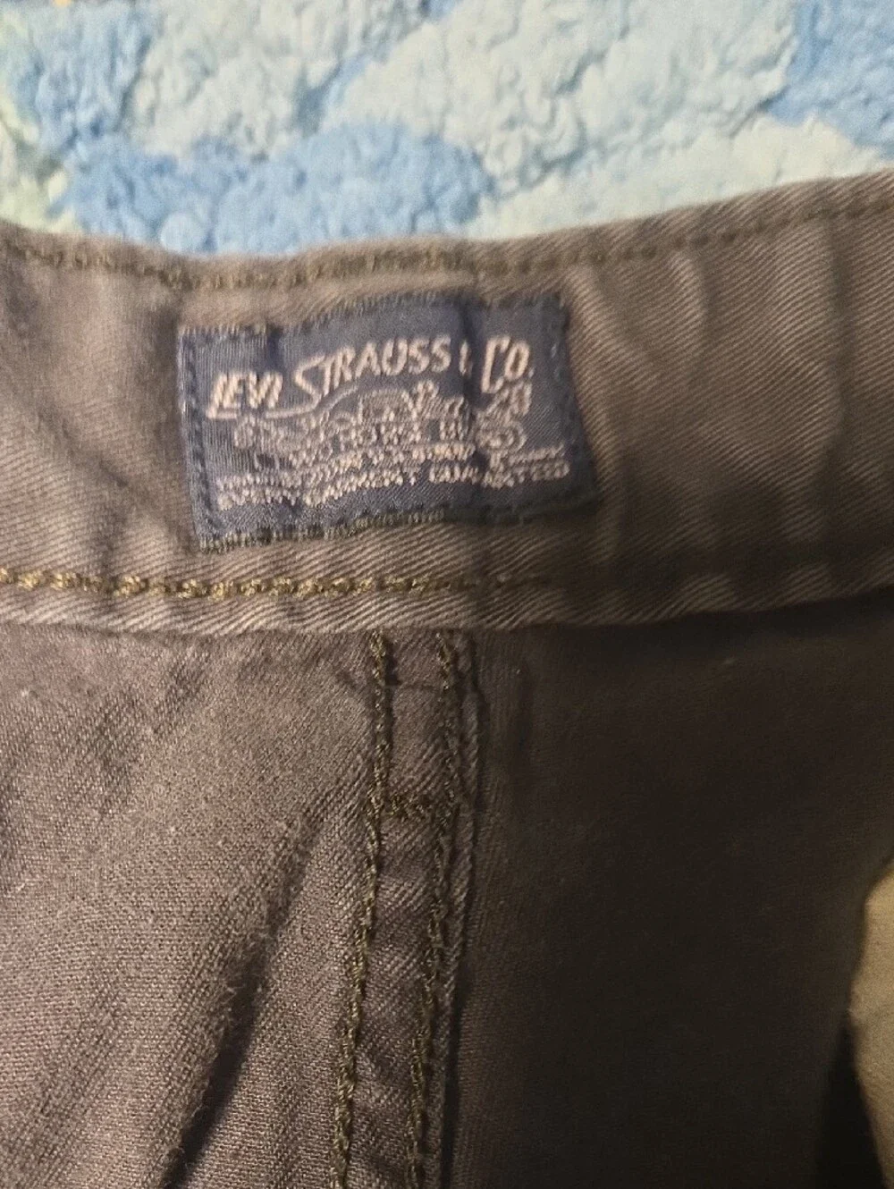 Levi's Charcoal Cargo Shorts